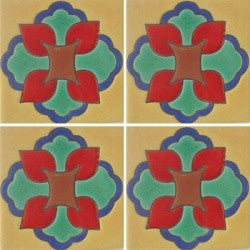 Raised relief decorative Mexican tile