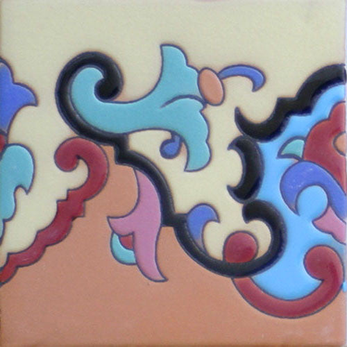 Mexican tile border