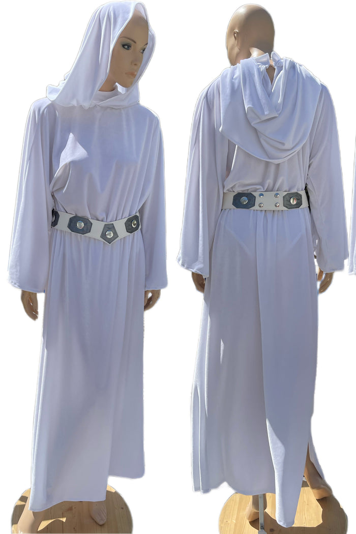 Ready to Ship Small/Medium - Space Rebel Princess Inspired Cosplay Robe in Velvet with Belt