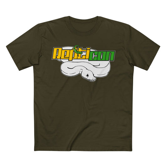 Repticon Men's Staple Tee w/ White Ball Python