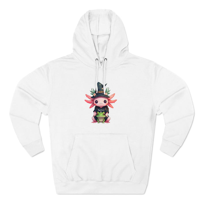 Repticon Men's Three-Panel Fleece Hoodie w/ Axolotl