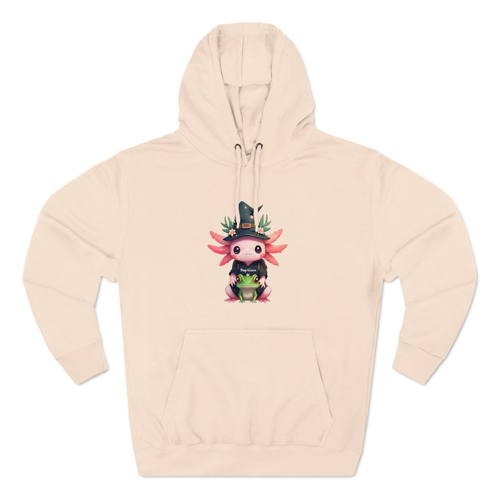 Repticon Men's Three-Panel Fleece Hoodie w/ Axolotl