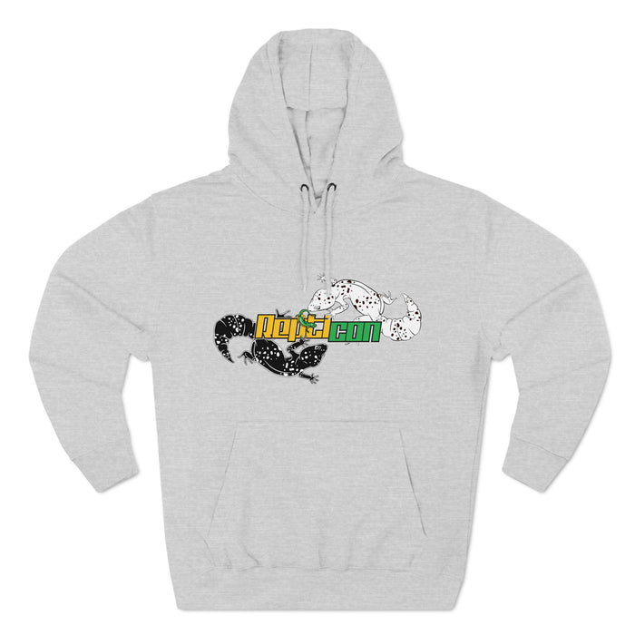 Repticon Men's Three-Panel Fleece Hoodie w/ Gecko