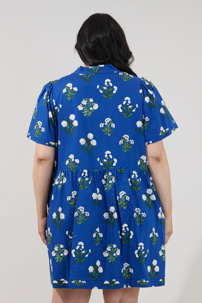 Requis Shift Mini Dress Floral Curve