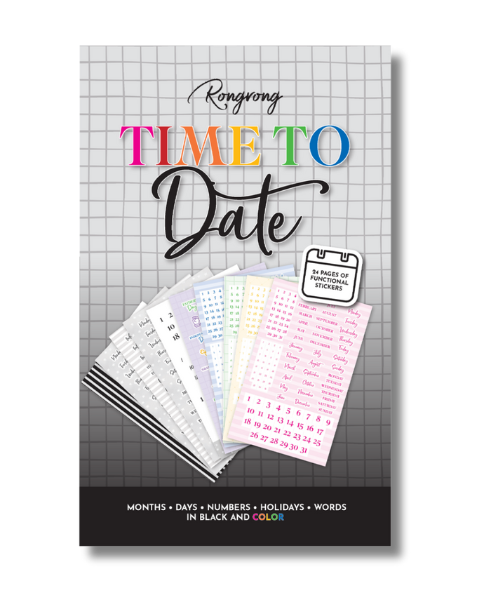 Rongrong | Time To Date Sticker Book - EVERYDAY