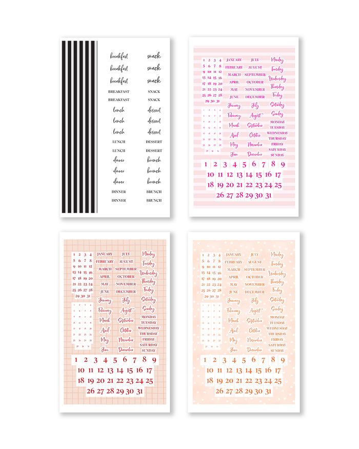 Rongrong | Time To Date Sticker Book - EVERYDAY