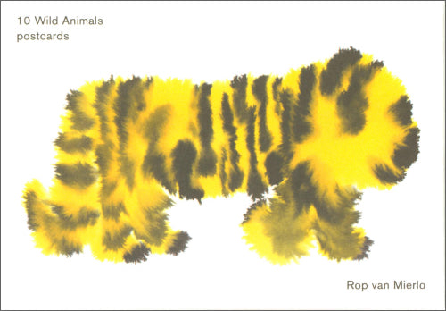 Rop Van Mierlo - 10 Wild Animals Postcards