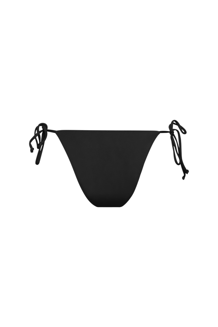 ROSA Tie Side Bikini Bottoms in Black