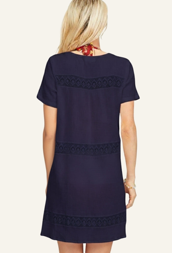 Roxy Kaftan | Navy - Aspiga