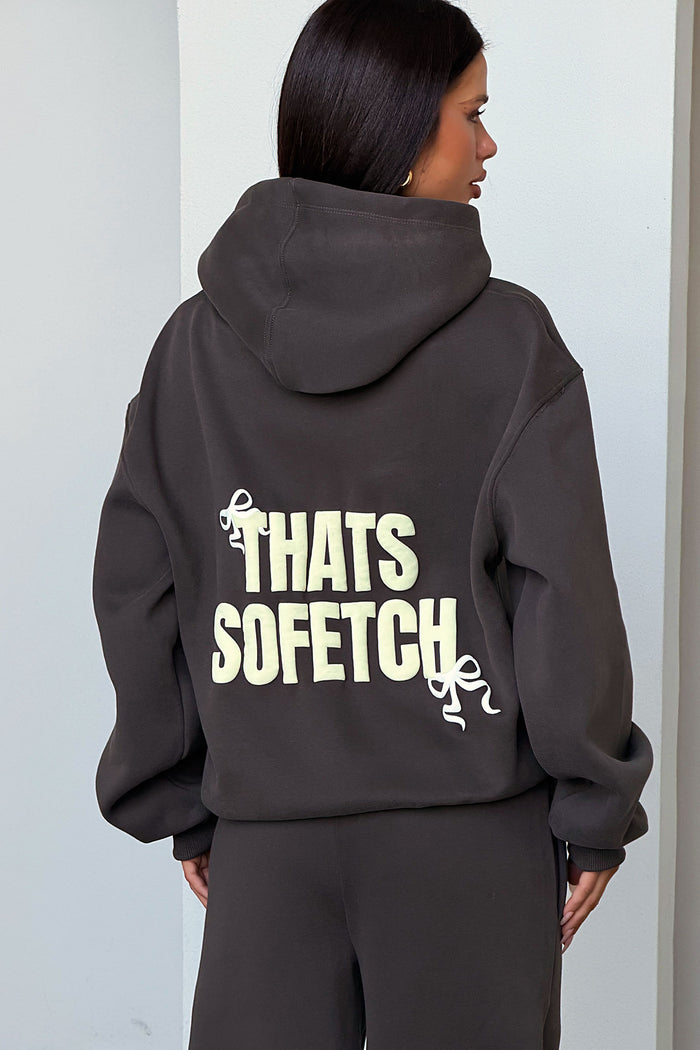 Sadie Bow Wide Leg Sweatpants - Charcoal