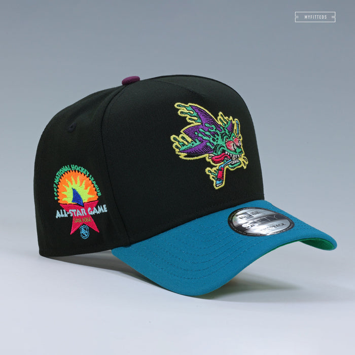 SAN JOSE SHARKS 1997 NHL ALL-STAR GAME JIMBO PHILLIPS ARTIST SERIES NEW ERA 9FIFTY A-FRAME SNAPBACK