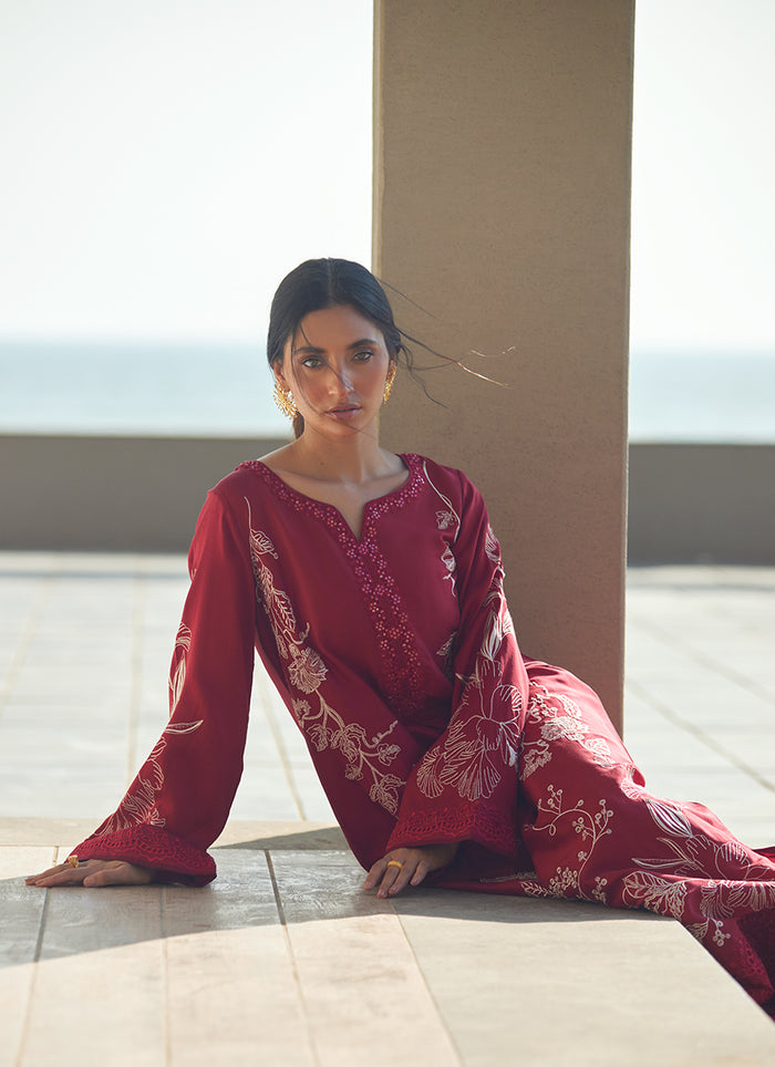 Siren Scarlett Silk Kaftan