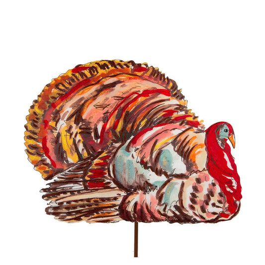 Stake Turkey Traditional Round Top Design, Round Top Collection Turkey, Turkey Decor