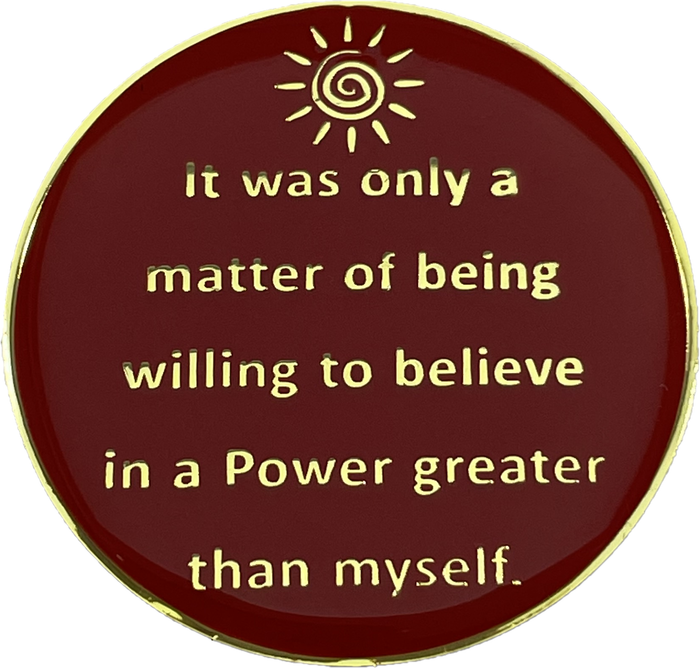 Stood in the Sunlight 18 Year Specialty AA Recovery Medallion - Tri-Plated Eighteen Year Chip/Coin