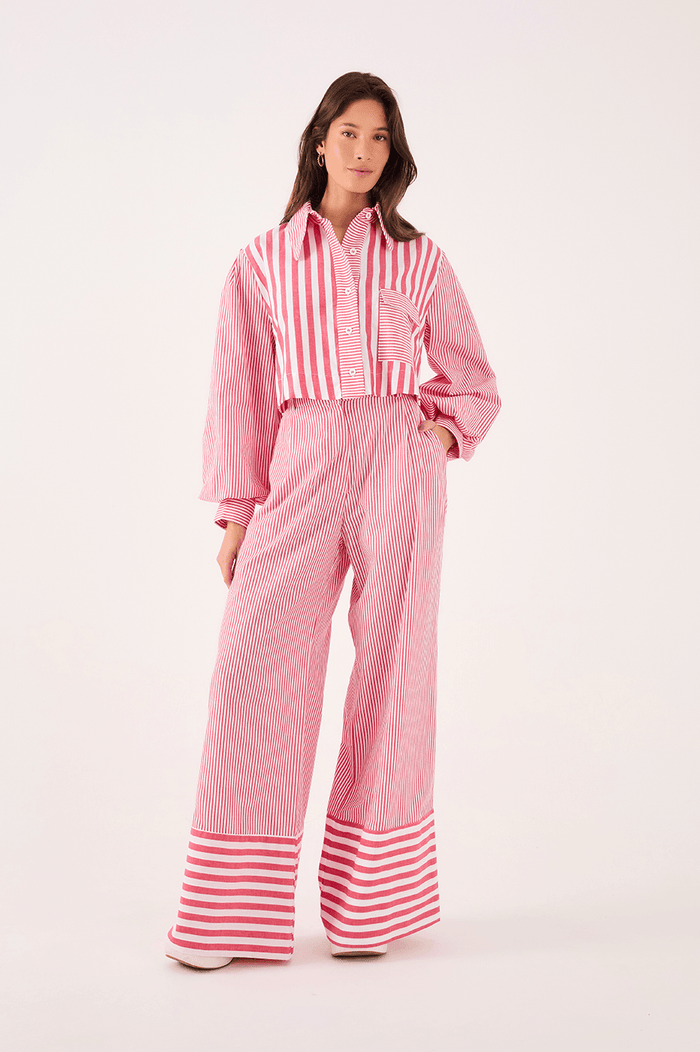 Striped Cropped Shirt_2