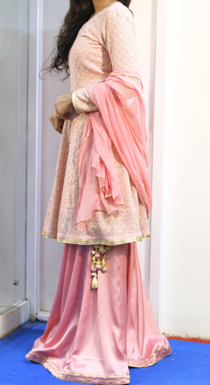 Suit-Set With Lucknowi Work