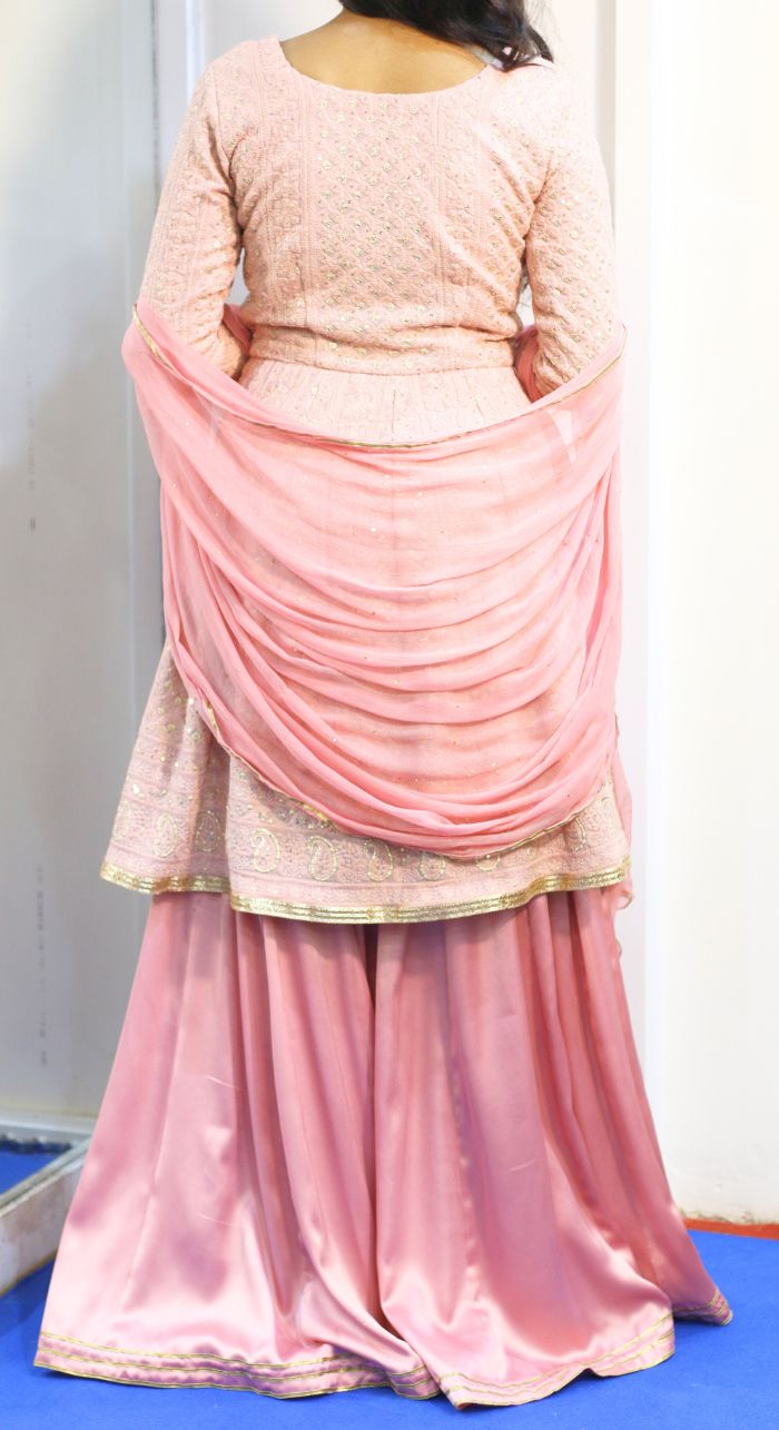 Suit-Set With Lucknowi Work
