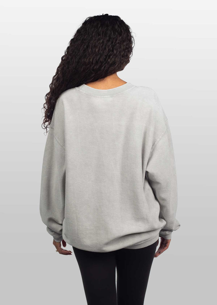 Texas A&M Aggies Women's Clubhouse Original Corded Crew in Steel