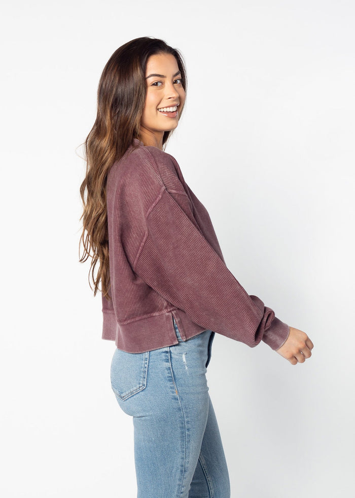 Texas A&M Aggies Women's Kickoff Corded Boxy Pullover