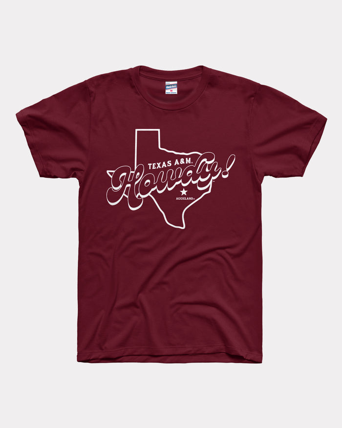 Texas A&M Howdy! Maroon T-Shirt
