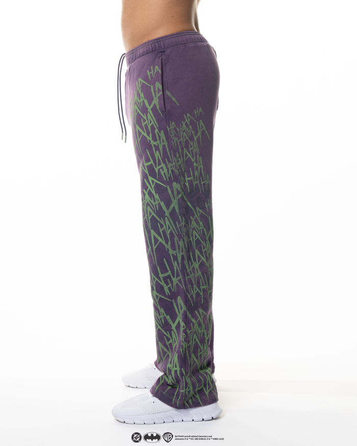 The JOKER Acid Wash Oversized Sweats - Pyschotic Purple