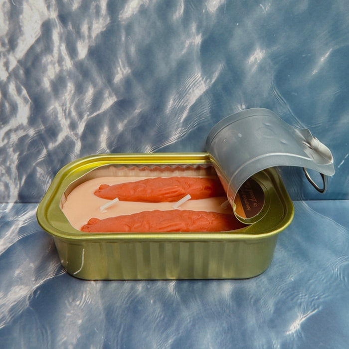 The Tinned Fish Candle / Oakmoss & Amber