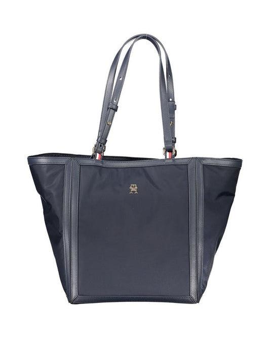 Tommy Hilfiger Blue Polyester Women Handbag