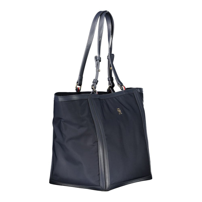 Tommy Hilfiger Blue Polyester Women Handbag