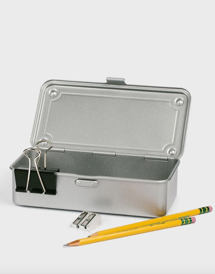 Toyo Steel Tool Box T-190, Red Small Toolbox