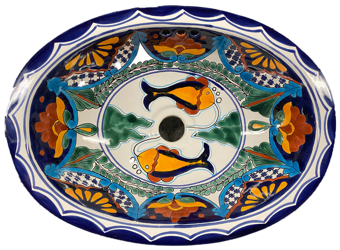 Traditional Mexican Sink-Amor De Pez