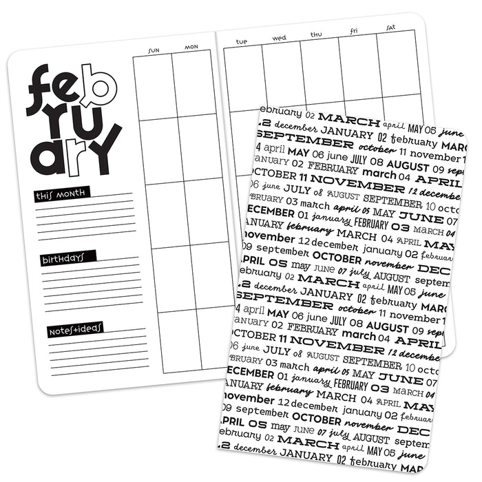 Traveler's Notebook Starter Kit - with Aqua Traveler's Notebook