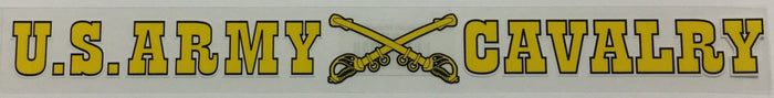 US Army Cavalry Window Strip Decal