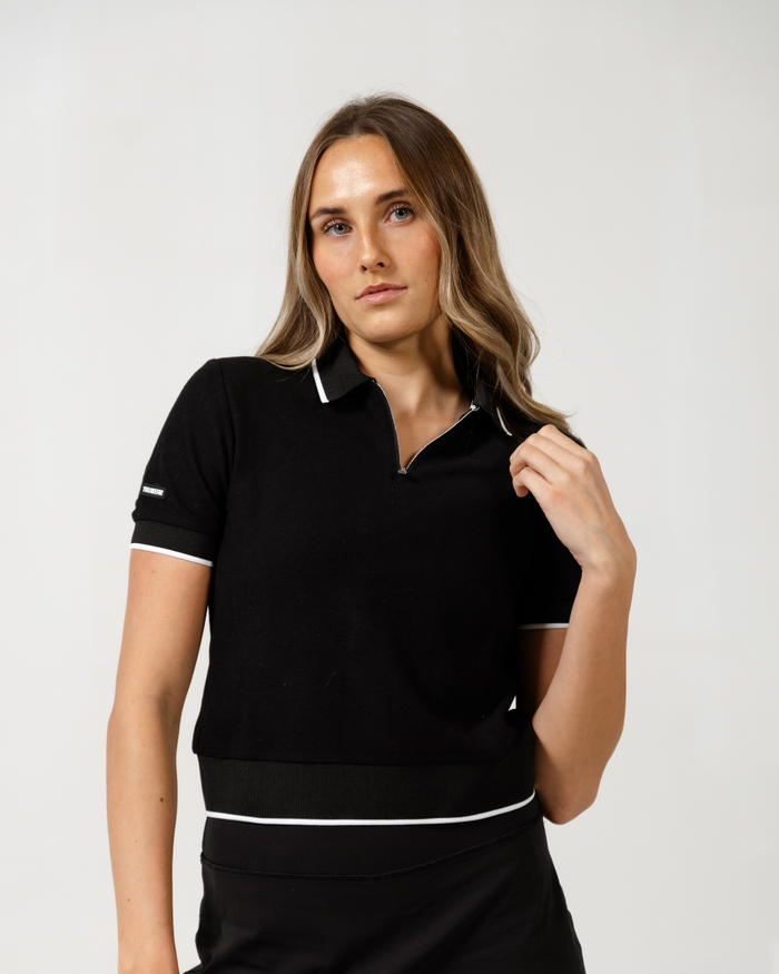 Vanguard Womens Polo Black