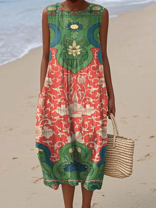 Vera | Boho Midi Dress