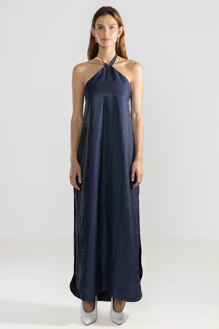 Vestido Halter Vale Noche - Polonio Uruguay