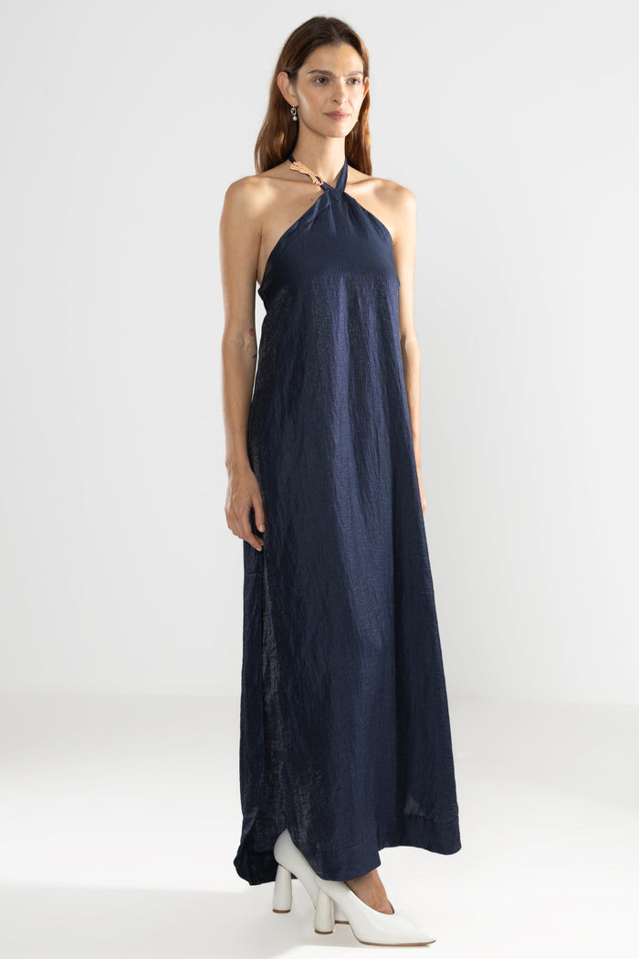 Vestido Halter Vale Noche - Polonio Uruguay