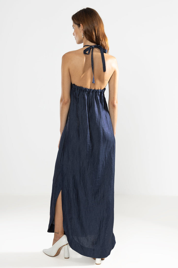 Vestido Halter Vale Noche - Polonio Uruguay