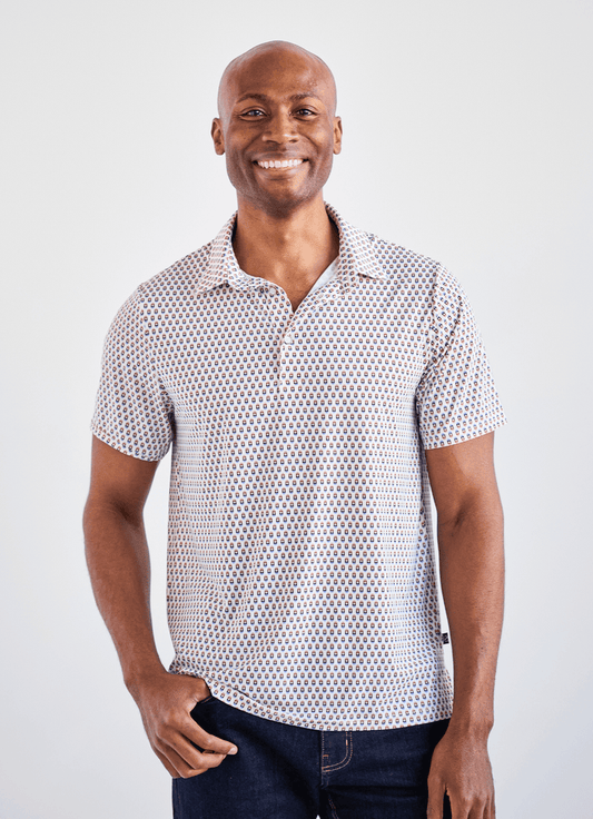 Walseth Printed Stretch Polo - 15584-83675 - Hammer Made