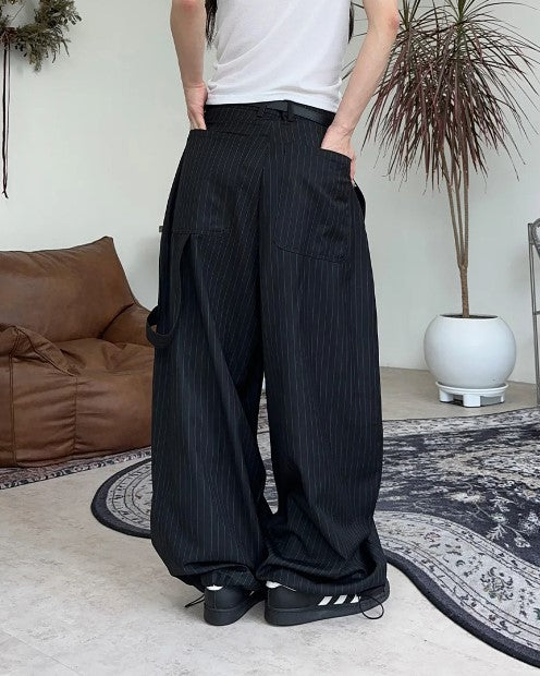 Wide Stripe Trousers