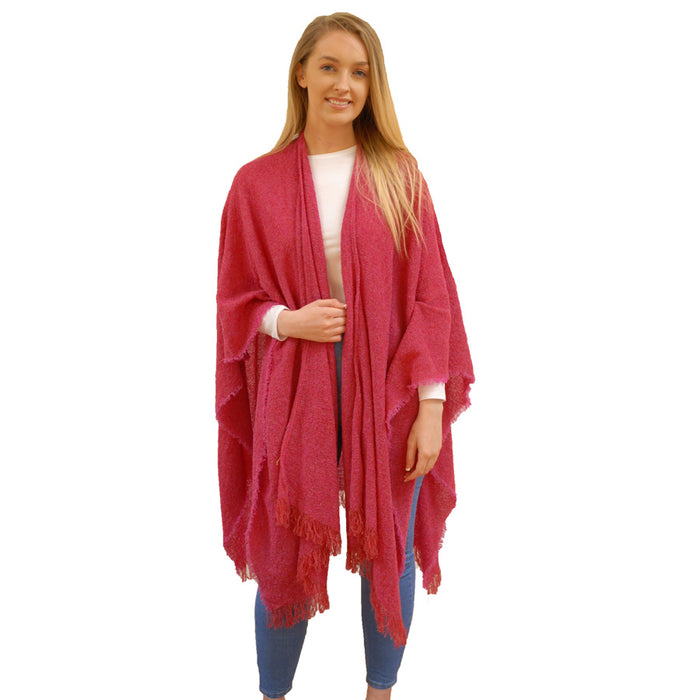 Women's Lambswool Celtic Ruana