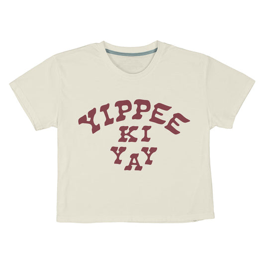 White Yippee Ki Yay t-shirt
