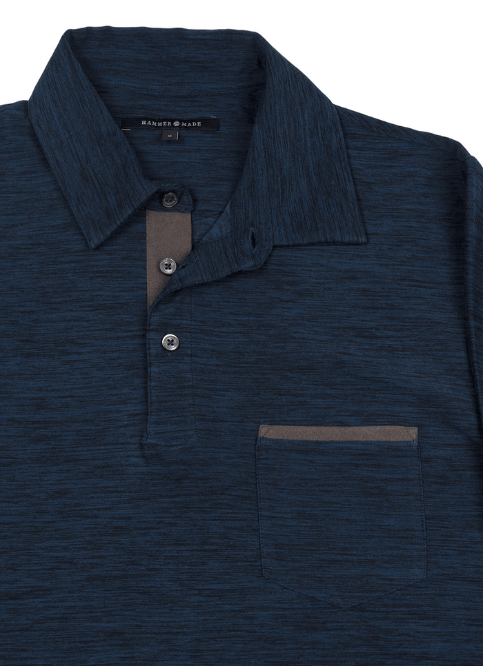 Zephyr Long Sleeve Stretch Polo - 15392-80857 - Hammer Made